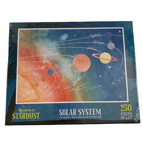 Solar System Jigsaw Puzzle 250 Pieces My Name is Stardust Teachers Home School - Picture 1 of 6